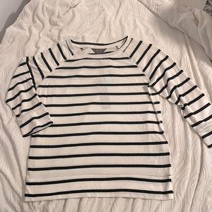 3/4 length knit top